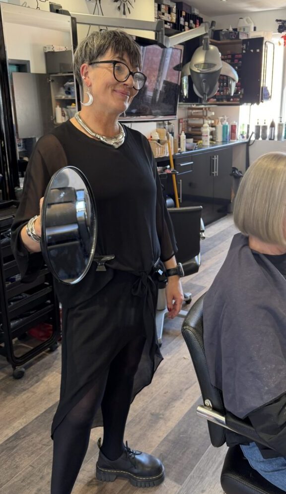 Salon moment at Martinez Hairdressing Heathfield